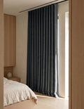 Rideau Occultant Monocouche Chiné - Gris Anthracite