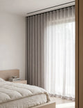 Rideau Tamisant | Effet Lin - Gris Mauve